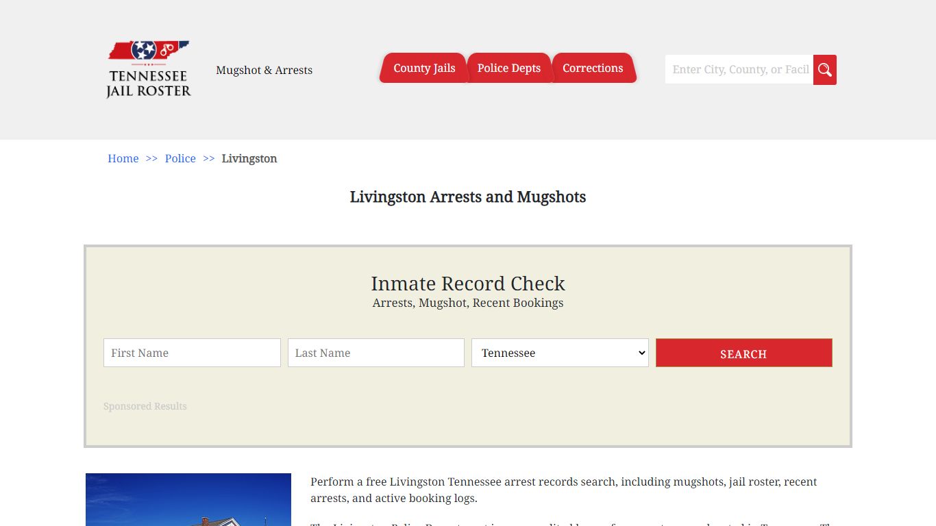 Livingston Arrests and Mugshots - Jail Roster Search